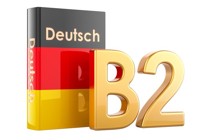 b2 german level concept level upper intermediate 3d rendering isolated transparent background 823159 21063